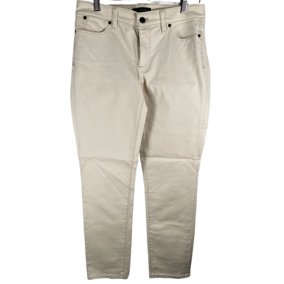 TALBOTS SLIM ANKLE JEANS | Size: 4 | Color: Natural - Picture 3 of 10
